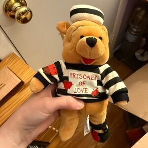 Vintage Winnie the Pooh Prisoner of Love stuffed animal